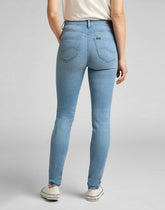 Damskie Spodnie Jeansowe Lee Scarlett High Light Blue L626EMXV 112145307